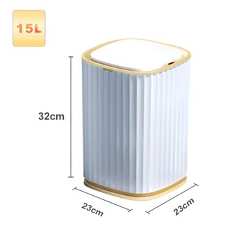 Автоматическая интеллектуальная мусорная корзина с датчиком и элегантной крышкой