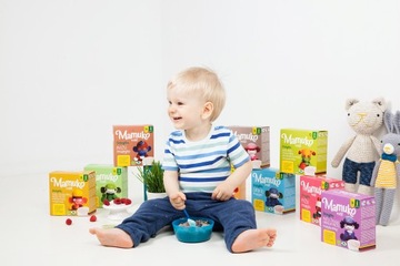 Набор органических выращенных в ЕС каш для детей Мамуко 6 месяцев+