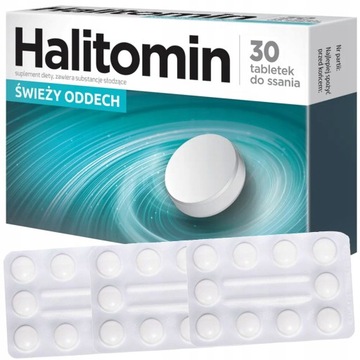 HALITOMIN 30 TABLETKI NA NIEŚWIEŻY ODDECH