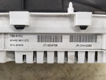PŘÍSTROJOVÁ DESKA BUDÍKY DISPLEJ VOLVO S80 II 2006-2016R 3.0T 31412263