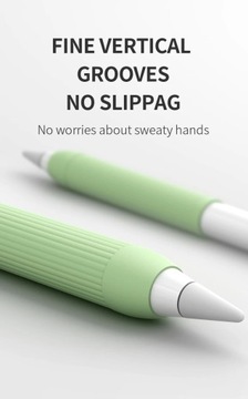 2 шт. Ручка для Apple Pencil 1/2, защитный чехол, мягкий силикон