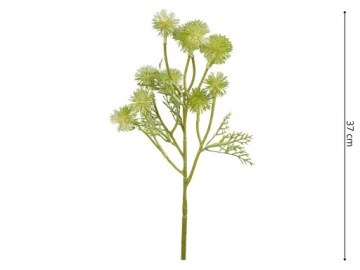 ЗЕЛЕНЫЕ МИНИ-ШАРИКИ Чертополоха НА КОШКЕ 37 см ИСКУССТВЕННЫЕ ВЕТКИ РАСТЕНИЯ ДЛЯ БУКЕТОВ