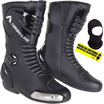 BUTY MOTOCYKLOWE ADRENALINE RAPTOR CE czarne