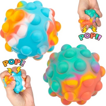 МЯЧ АНТИСТРЕСС POP IT BALL GNIOTEK PUSH POP