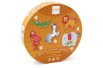 Pierwsze Puzzle Dla Dzieci 5 Zwierząt Safari Gra