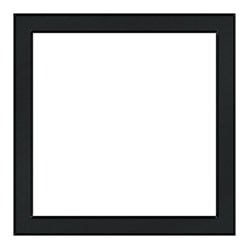 RAMKA BLACK GLASS 3MM GNIAZDA SLIM ODKURZACZ