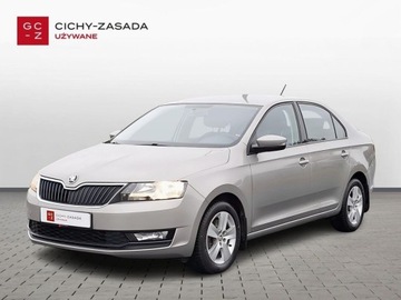 Skoda Rapid II Liftback Facelifting 1.0 TSI 110KM 2017 Skoda RAPID SalonPL 1.0 TSI 110KM AmbitionAudio Klimatyzacja Alu 15 Dealer