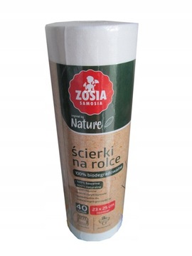 ŚCIERKI NA ROLCE ZOSIA SAMOSIA 40 SZT BAWEŁNA 100%