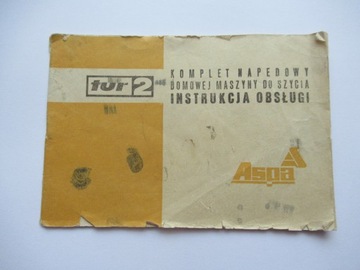 INSTRUKCJA MASZYNA DO SZYCIA TUR-2