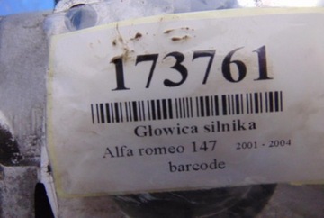 ALFA ROMEO 147 1.9JTD HLAVA MOTORU