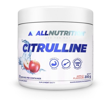 ALLNUTRITION CITRULLINE 200G JABŁCZAN CYTRULINY CYTRULINA ZMĘCZENIE ENERGIA