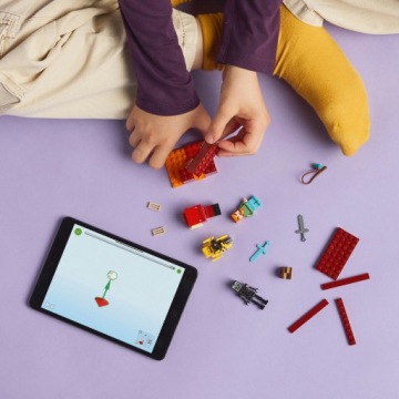 Lego Minecraft Battle на мосту Netheru 21266