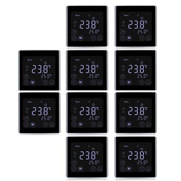 TERMOSTAT Termoregulator podłogówki 16A LCD 10szt