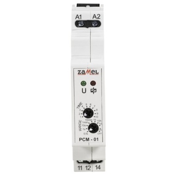 PRZEKAŻNIK CZASOWY 12-240V AC/DC, ZAMEL PCM-01/U