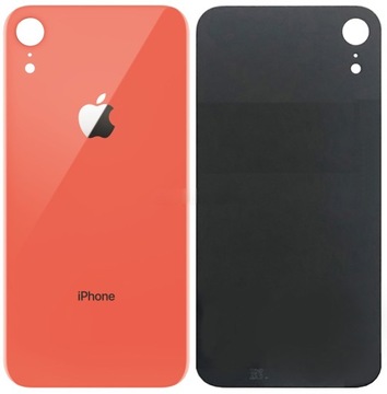 iPhone XR Coral Tylne szkło klapka plecki panel pokrywa baterii EU