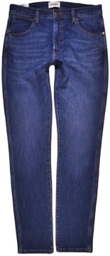 WRANGLER spodnie TAPERED blue REGULAR jeans LARSTON _ W31 L34