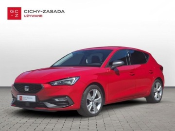 Seat Leon IV 2021 Seat Leon 1.5TSI 150KM FR FV23 DSG Full LED Navi System Pakiet wspomagania