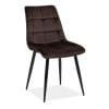 CHIC VELVET BLUVEL 48 КОРИЧНЕВЫЙ СТУЛ С МЯГКОЙ ОБИВКОЙ