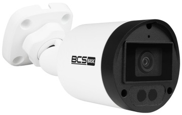 АНАЛОГОВАЯ БУБ-КАМЕРА AHD HD-CVI НАРУЖНАЯ ИК 40M 5 МП МИКРОФОН БЕЛАЯ BCS