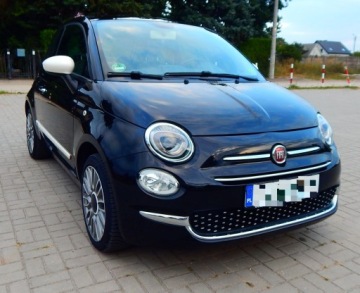 Fiat 500 II Seria 4 1.2 69KM 2016 Fiat 500 1.2 Lounge polift szklany dach partronik bezwypadkowy, zdjęcie 13