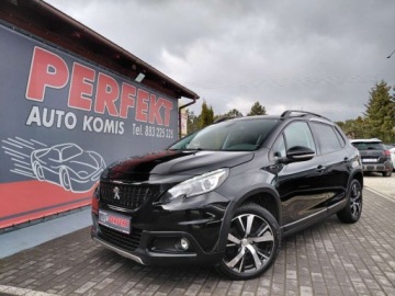 Peugeot 2008 I SUV Facelifting 1.2 PureTech 110KM 2019 Peugeot 2008 GT Line Automat Klimatronik Komputer Tempomat 1.2 Benzyna