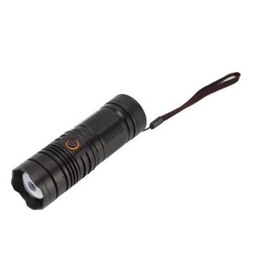 Latarka LED USB Akumulator Super jasna powłoka ze