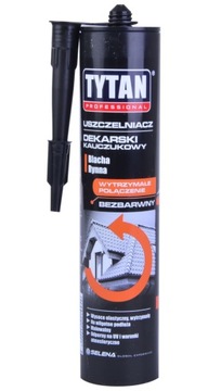 Tytan Professional Uszczelniacz dekarski kauczukowy 280ml bezbarwny