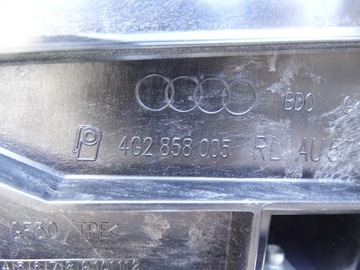 AUDI A6 C7 11-18 DESKA ROZDĚLOVAČE KONZOLA KOKPIT ČERNÁ UK GB