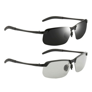 2x męskie okulary przeciwsłoneczne do jazdy na zew