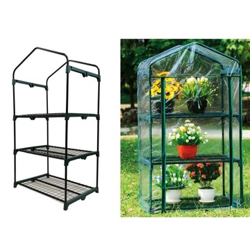 МИНИ-САД ТЕПЛИЦА ДЛЯ БАЛКОНА ПЛЕНКА ПОЛКА ДЛЯ БАЛКОНА ПЛЕНКА 3 ПОЛКИ