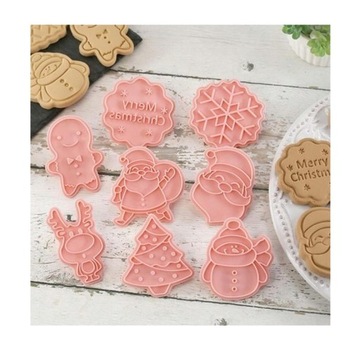 ФОРМЫ ДЛЯ ТОРТОВ ДЛЯ РОЖДЕСТВЕНСКИХ ПРЯНИКОВ 8 ШТ.