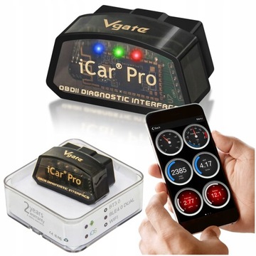 Интерфейс Vgate iCar Pro BT 4.0 BT5.0 iOS Bluetooth ELM327