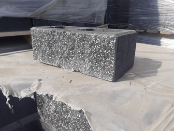 Pustak Ogrodzeniowy Split 38x19x14 Grafit Murek Promocja