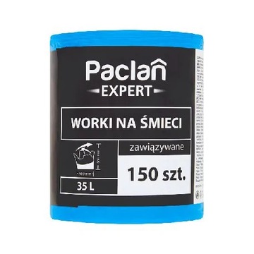 Worki na śmieci Paclan Expert 35l 150 szt.