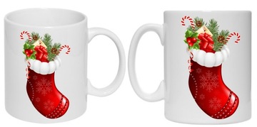 КРУЖКА, ПОДАРОК, КАНУН РОЖДЕСТВА, НОСОК САНТА