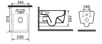 ВЕЛДМАН УНИТАЗ ИМПЕРИЯ-2 СИДЕНЬЕ БЕЗОБОДКОЕ