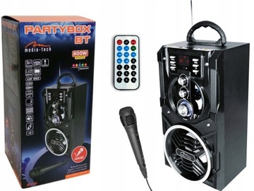 Głośnik Bluetooth przenośny Media-Tech MT3150 18W Karaoke mikforon + pilot