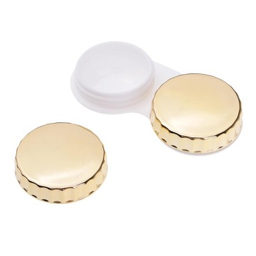 Beauty Mini Contact Travel Set Дорожный набор для замачивания, золотисто-красный