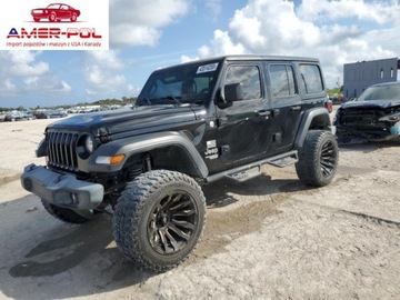 Jeep Wrangler IV 2020 Jeep Wrangler Unlimited Sport S, 4x4, 2L. 270KM, z ubezpieczalni. 2.0