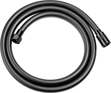 WĄŻ PRYSZNICOWY GŁADKI DO BATERII 150CM SLI CZARNY