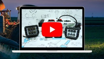 РАБОЧАЯ ЛАМПА 12 ГАЛОГЕННЫХ СВЕТОДИОДОВ 36ВТ НАБОР ИЗ 2 ШТ. ОСВЕЩЕНИЕ ИЗГИБОВ ПОЛЯ