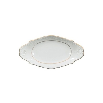 PÓŁMISEK RAWIER ĆMIELÓW ROCOCO 3604 25 CM ZŁOTY