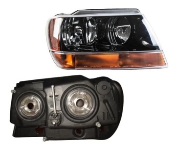 REFLEKTOR LAMPA PRAWY JEEP GRAND CHEROKEE 99-01