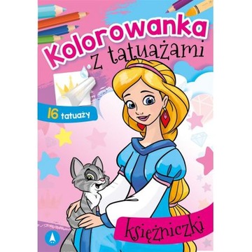 KOLOROWANKA Z TATUAŻAMI KSIĘŻNICZKI TATUAŻE