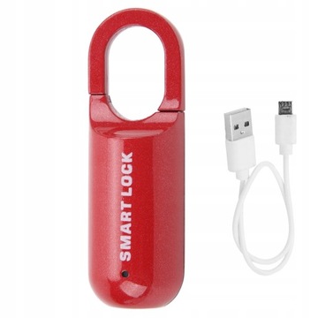 УМНЫЙ НАВЕСНОЙ ЗАМОК С СЕНСОРНЫМ ОТПЕЧАТКОМ ПАЛЬЦЕВ USB