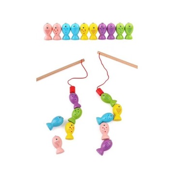 МАГНИТНЫЕ БЛОКИ ИГРУШКА ДЛЯ РЫБАЛКИ ИГРА РЫБАЛКА МОНТЕССОРИ