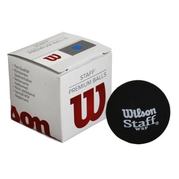Piłka do squasha Wilson Staff Ball niebieska kropka 40mm średnicy