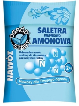 Saletra Wapniowo Amonowa 2 kg Duża Dawka Azotu dla Wszystkich Upraw