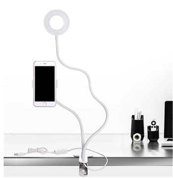Selfie Ring 9 cm Lampa led do zdjęć BIAŁA
