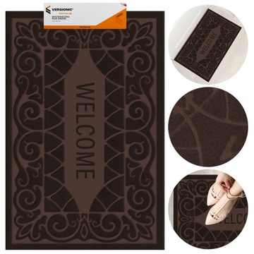 КОВРИК ДЛЯ ВХОДНОЙ ДВЕРИ, КОВРИК ДЛЯ ОБУВИ, НАРУЖНЫЙ, ВНУТРЕННИЙ, 40x60см